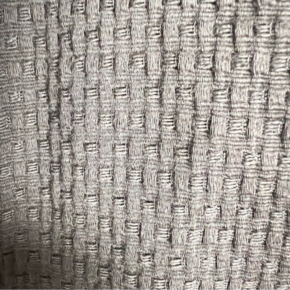 Chico’s 2  Brown seersucker business casual blazer suit jacket size 12 B138 - Picture 3 of 4